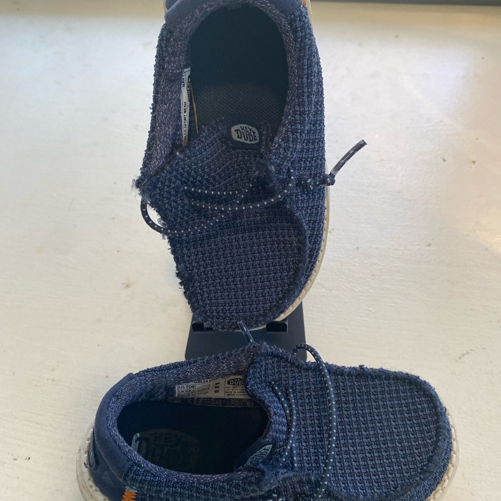 Hey Dude Kids' Navy Moccasins